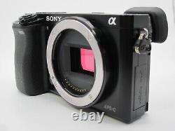 Appareil photo numérique sans miroir Sony a6000 et objectif à focale fixe 50mm f1.8 noir Mint