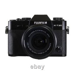 Appareil photo sans miroir FUJIFILM X-T30 II avec objectif XC 15-45mm f/3.5-5.6 OIS PZ noir