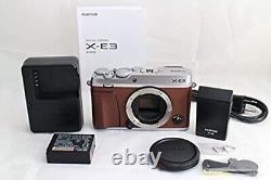 Caméra Slr Sans Miroir Fujifilm X-e3 Brown One Focus Lens Kit Du Japon Fedex
