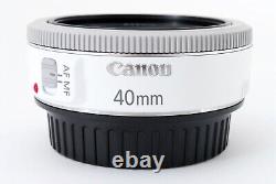 Canon Ef 40mm F/2.8 Stm Pancake Lens Excellent+5 De Japan Testé&stoked