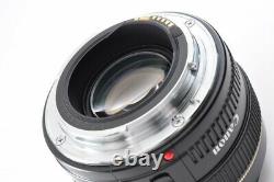 Canon Ef 50mm F/1.4 Usm Standard One Focus Prime Af Lens Avec Boîte De Japon