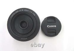 Canon Ef-m 22mm F/2 Stm Grand Angle Objectif Simple D'une Épaisseur De 23,7mm