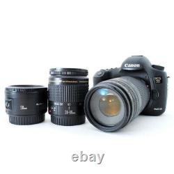 Canon Eos 5d Mark III Ensemble D'objectifs Standard Et Téléphoto Et Monofocus
