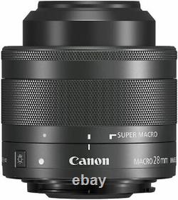 Canon Macro Lens Ef-m28mm F3.5 Is Stm Caméra À Lentilles Interchangeables Sans Miroir Ef