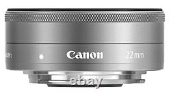 Canon Monofocus Grand Angle Objectif Ef-m22mm F2 Stm Slr Argenté Sans Miroir