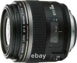 Canon Monofocus Macro Lens Ef-s60mm F2.8 Macro Usm Aps-c Compatible Utilisé