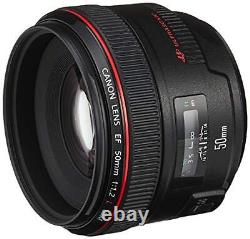 Canon Monofocus Objectif Standard Ef50mm F1.2l Usm Compatible Pleine Taille