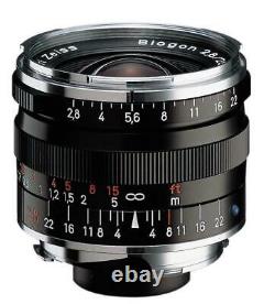 Carl Zeiss Lens Biogon T 2.8 28 F2.8 28mm Zm Bk Noir Nouveau