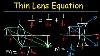 Équation Des Lentilles Mince Converging And Dverging Lens Ray Diagramme U0026 Sign Conventions