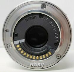 Exc+3 Nikon 1 Nikkor 18,5mm F/1.8 Lens Monofocus Argent Avec Casquettes Du Japon
