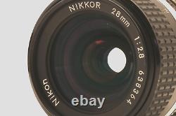 Excellent objectif à focale fixe Nikon AI 28mm f/2.8S pour Nikon F
