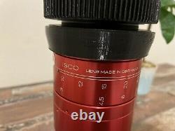 Isco Micro Red Anamorphic Lens V3.5 Premium Single Focus Configuration Avec Helios
