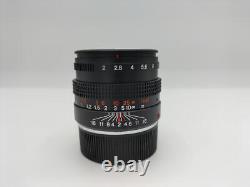 Konica M-hexanon Lens 50mm F2, Objectif De Focalisation Unique, Utilisé, Bon État, Japon