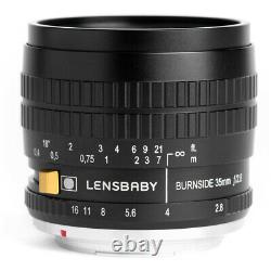 Lensbaby Burnside 35 35mm F/2.8 Lens For Nikon F Mount Japan New Free Shipping