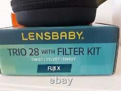 Lensbaby Objectif Monofocus Trio 28 Avec Kit Filtre 28mm F/3.5 Pour Fuji X