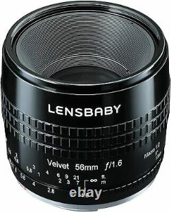 Lensbaby Soft Lens Velvet 56 Lens For Pentax Mount Black Ship From Japan Ver New