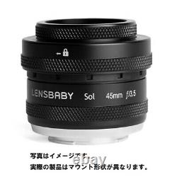 Lensbaby Sol 45 45mm F3.5 Mf Lens Canon Rf Mount From Japan Nouvelle Livraison Gratuite
