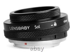 Lensbaby Sol 45 Lens Pour Canon Japan Ver. Nouveau/liberté D'expédition