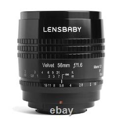 Lensbaby Velvet 56 56mm F1.6 Lens For Micro Four Thirds Mount From Japan New