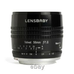 Lensbaby Velvet 56 56mm F1.6 Lens Pour Sony Une Monture Du Japon Nouvelle Livraison Gratuite