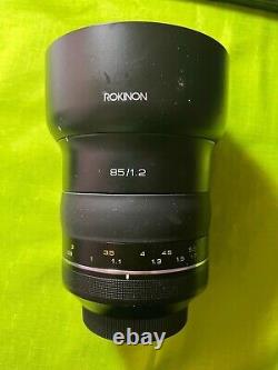 Lentille Samyang Rokinon Sp 85mm F1.2 Pour Montage Canon Ef