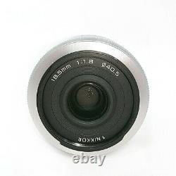 Menthe Avec Boîte Nikon Objectif Unique 1 Nikkor 18,5mm F/1.8 Argent Du Japon