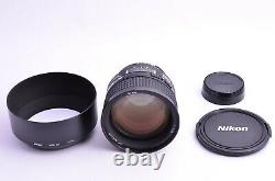 Mint Nikon Af 85mm F/1.4 D Slr Focus Auto Unique Prime Lens Livraison Gratuite #4230