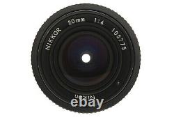 Mint/ Nikon Ai 20mm F4 Nikkor Lens Mf Slr Caméra De Cinéma Du Japon