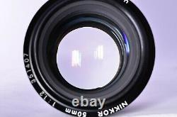 N-mit Nikon Ai-s Ais Nikkor Premier Objectif Monofocus Slr 50mm F/1.2 Objectif #1407