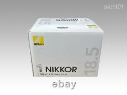 Nikon 1 Lens Monofocus Nikkor 18.5mm F / 1.8 Noir Format CX Du Japon Dhl