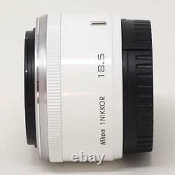 Nikon 1 Nikkor 18,5mm F/1.8 Blanc CX Format Un Seul Objectif Focal Du Japon