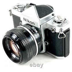 Nikon F2 Eye Revell Argent Nikkor 50mm F1.4 Non Ai Film Focus Reflex à objectif unique
