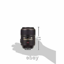 Nikon Mono Focus Micro Lens Af-s Vr Micro Nikkor 105mm F/2.8 G Fi-ed Taille Complète