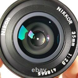 Nikon Nikkor 35mm F/2.8 Ai Mise Au Point Manuelle Objectif Primaire Fx Numérique