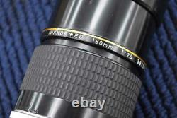 Nikon Nikkor Ed 180mm 2.8 Lentille Standard Moyenne Téléphoto Monofocus