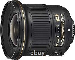 Nikon Objectif Monofocus Af-s Nikkor 20 MM F/1.8g Ed Afs20 1,8 G Japon Importation