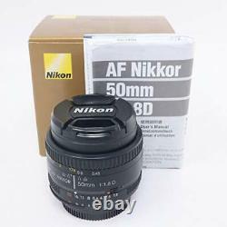 Nikon Objectif Monofocus Ai Af Nikkor 50mm F1.8d Full Size Nouveau