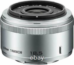 Nikon Objectif Unique 1 Nikkor 18.5mm F / 1.8 Argent Nikon CX Format Seulement