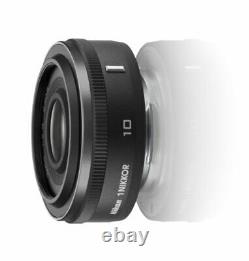 Nikon Single-focus Lens 1 Nikkor 10mm F / 2.8 Black Nikon CX Format Seulement