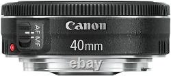 Nouveau Canon Objectif Simple Focale Ef40mm F2.8 Stm Compatible 130g Du Japon