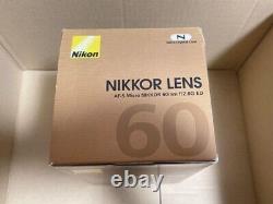 Nouveau Nikon Af-s Micro 60mm F/2.8g Ed Monofocus Micro Objectif Pleine Taille Compatible