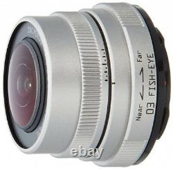 Nouveau Pentax 22087 03 Fish-eye Single-focus Lens 03 Pour Q Series 3.2mm F/5.6 Japon