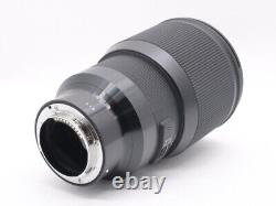 Objectif AF à focale fixe Near Mint SIGMA Art 85mm F/1.4 DG HSM pour monture Sony E