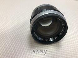 Objectif CANON 50mm F1.4 L39 Leica L mount en excellent état près du neuf, lentille focalisée manuellement, ancienne lentille JAPON