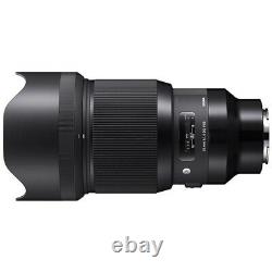 Objectif Caméra 85mm F1.4 Dg Hsm Art Noir Sony E/objectif De Focalisation Unique