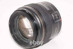 Objectif Canon à focale fixe EF85mm F1.8 USM compatible avec les appareils plein format d'occasion