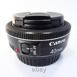 (Objectif) Canon à focale fixe officiel utilisé EF40mm F2.8 STM pour plein format / objectif pancake