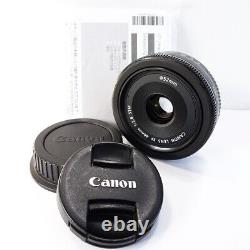 (Objectif) Canon à focale fixe officiel utilisé EF40mm F2.8 STM pour plein format / objectif pancake