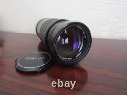 Objectif Canon pour appareil photo à mise au point unique FD300mm F56 avec étui d'occasion.
