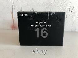 Objectif Fujifilm Fujinon Xf16mmf2.8 R Wr Argent